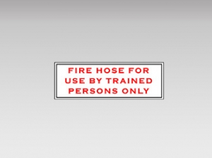 Fire Hose Labels